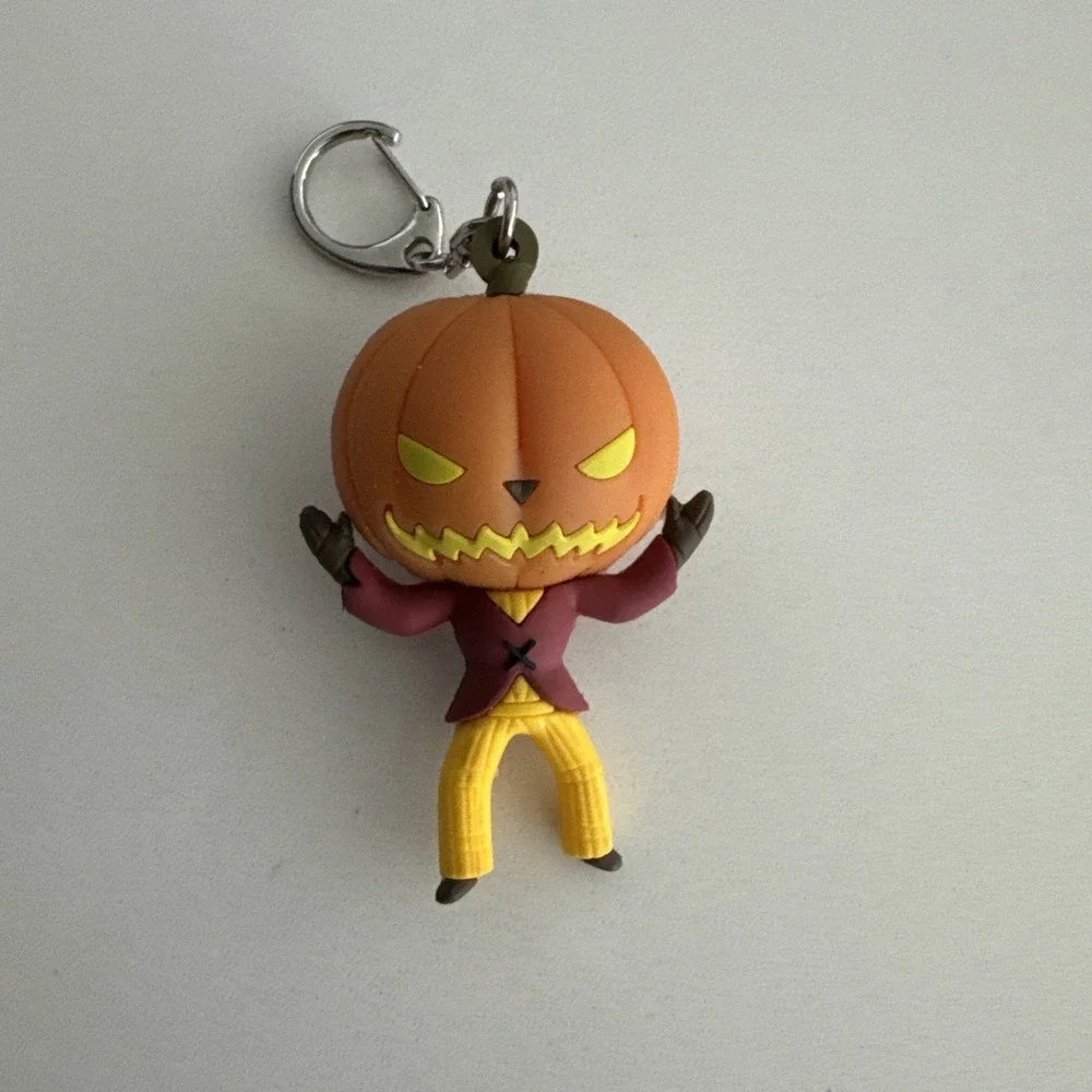 Disney Nightmare Before Christmas Pumpkin King Keychain